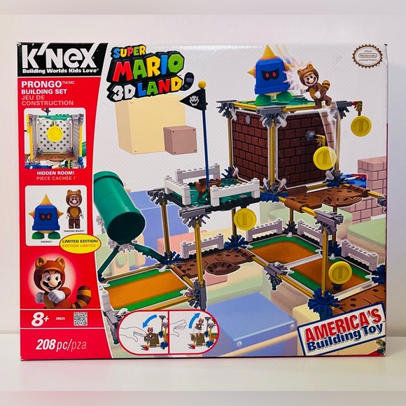 K'NEX Mario 3D Land Prongo Building Set+9 K'NEX Figures+Mario Kart+2 Plush - Picture 9 of 10